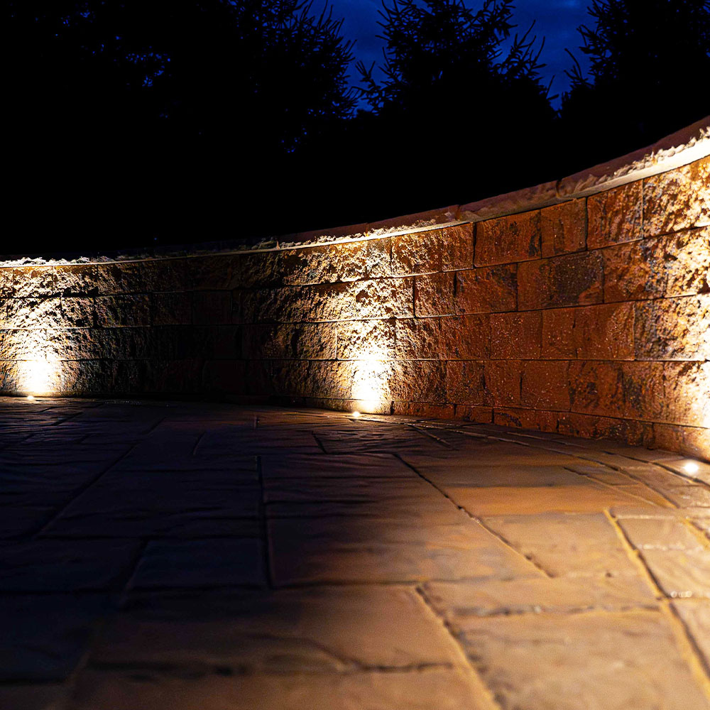 Patio Retaining Wall